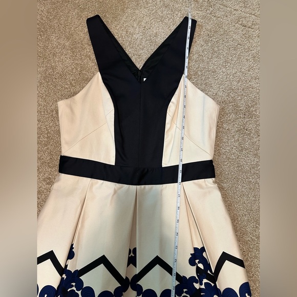 Robert Rodriguez Black and Cream Mini Dress Size 6 - Picture 12 of 13